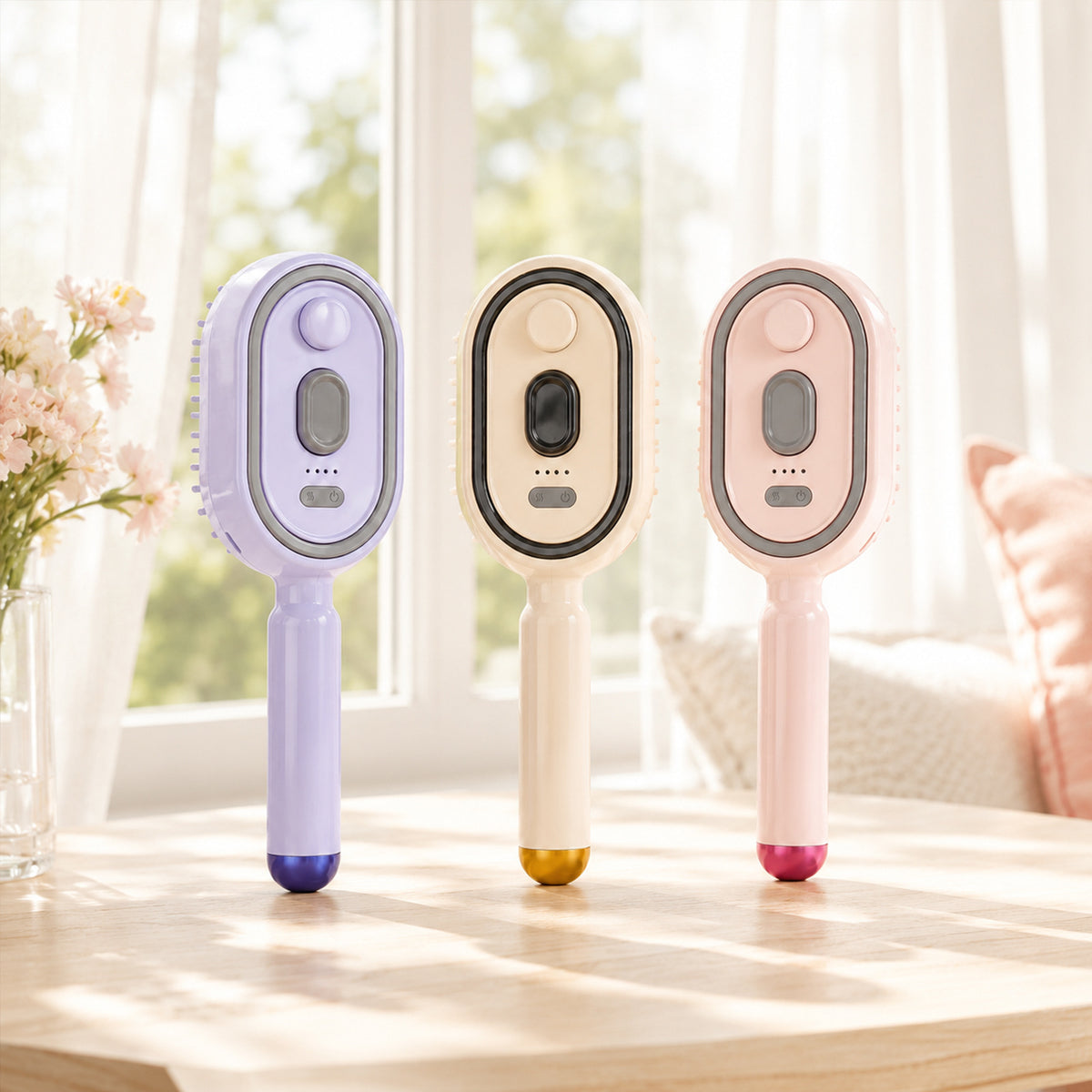 Brosse de Massage Électrique avec Spray