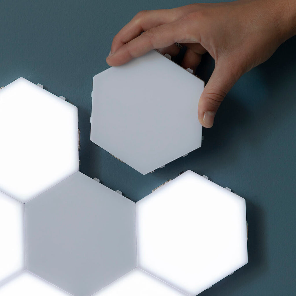 Ensemble de Panneaux LED Modulaires Magnétiques et Tactiles Tilight InnovaGoods (Pack de 3)