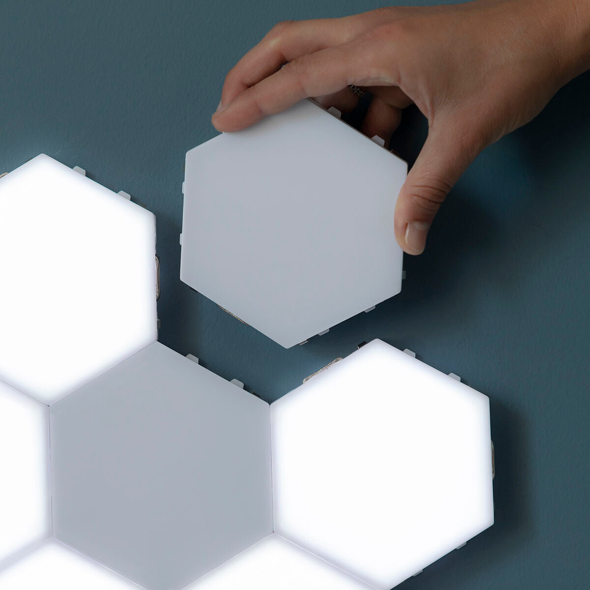 Ensemble de Panneaux LED Modulaires Magnétiques et Tactiles Tilight InnovaGoods (Pack de 3)