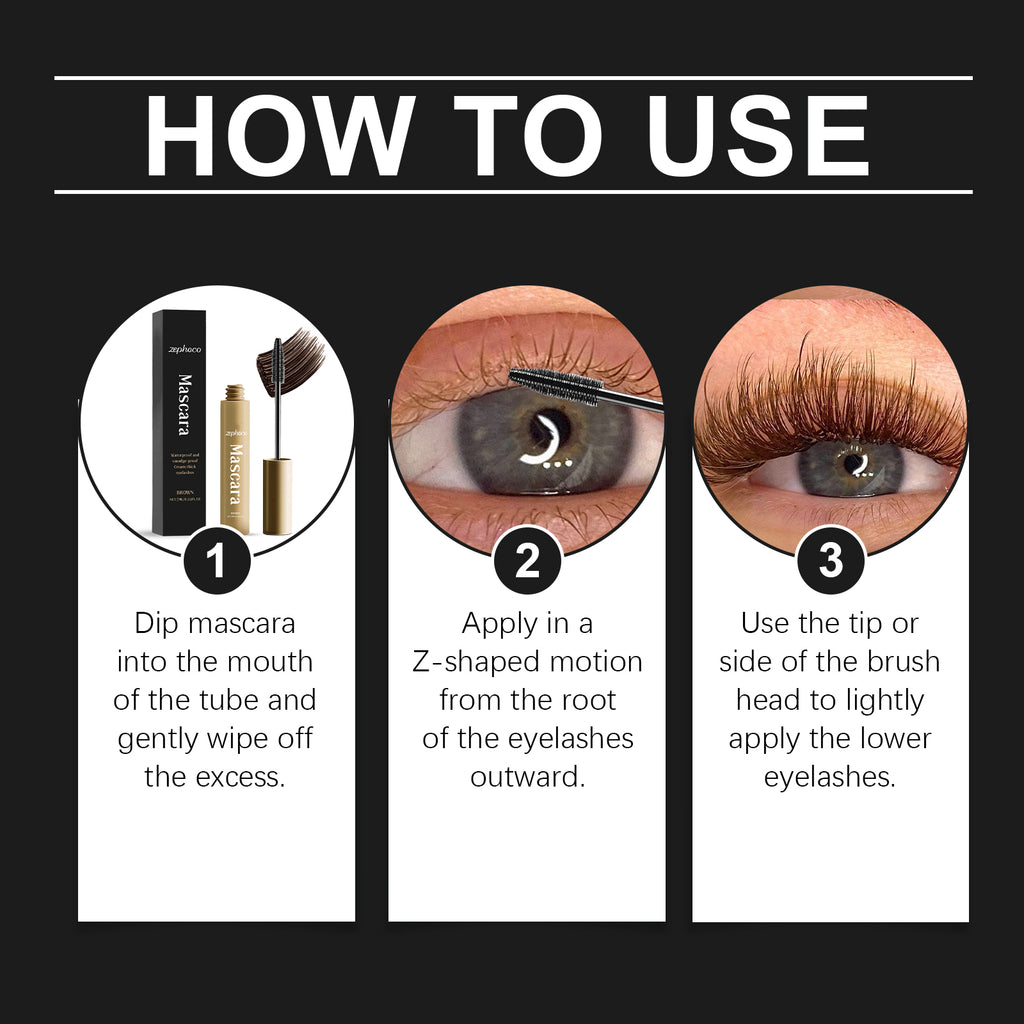 Mascara Brun Longue Tenue Waterproof