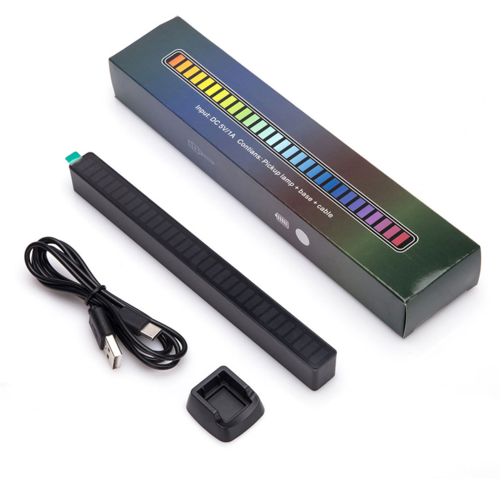 Barre lumineuse LED RGB qui réagit au son / à la musique