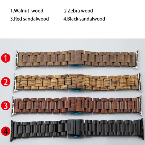Bracelet en bois pour Apple Watch