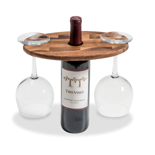 Porte-verres à vin en bois
