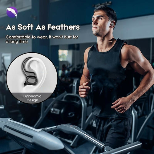 Écouteurs Bluetooth sport avec boîtier à affichage LED