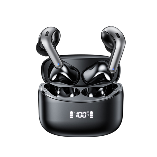 Écouteurs Bluetooth sans fil avec affichage de batterie LED